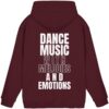 back-basic-unisex-hoodie-burgundy-483-207f-1000x.jpg Backprint Dance Music With Melodies And Emotions - Basic Unisex Hoodie