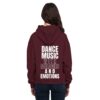 back-basic-unisex-hoodie-burgundy-487-207f-1000x.jpg Backprint Dance Music With Melodies And Emotions - Basic Unisex Hoodie