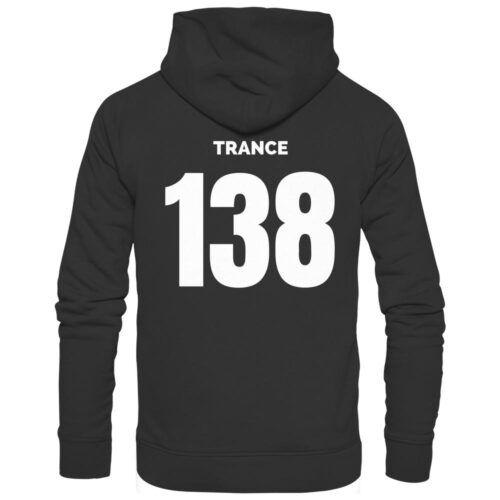 Trance 138 Backprint Jersey Number - Basic Unisex Hoodie