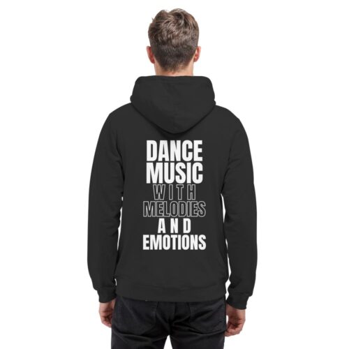 Backprint Dance Music With Melodies And Emotions - Basic Unisex Hoodie