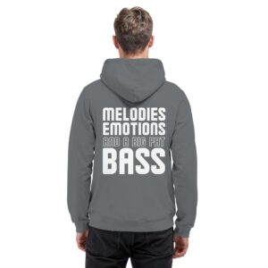 back-basic-unisex-hoodie-steel-grey-solid-485-fd25-1000x.jpg Backprint Melodies Emotions Big Fat Bass - Basic Unisex Hoodie