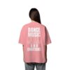 Backprint Dance Music With Melodies And Emotions - Organic Oversize Shirt