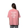 Trance Will Never Die Backprint - Oversize Shirt