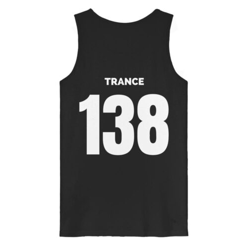 Trance 138 Backprint Jersey Number - Tank Top