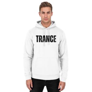 front-basic-unisex-hoodie-arctic-white-484-eea5-1000x.jpg Trance Distressed Black Font - Basic Unisex Hoodie