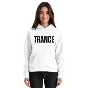 front-basic-unisex-hoodie-arctic-white-486-eea5-1000x.jpg Trance Distressed Black Font - Basic Unisex Hoodie