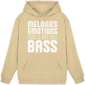 Melodies Emotions And A Big Fat Bass - Basic Unisex Hoodie