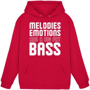Melodies Emotions And A Big Fat Bass - Basic Unisex Hoodie