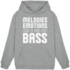 Melodies Emotions And A Big Fat Bass - Basic Unisex Hoodie