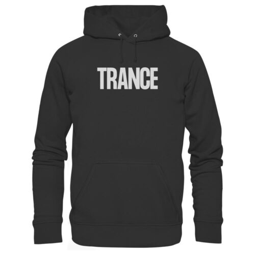 Trance Grey Typographic - Basic Unisex Hoodie
