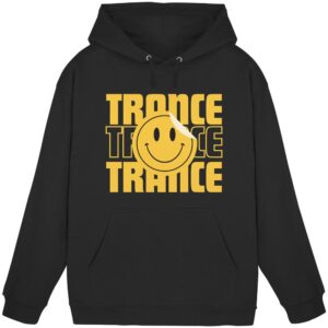 front-basic-unisex-hoodie-jet-black-482-b55c-1000x.jpg Trance Smiley - Basic Unisex Hoodie