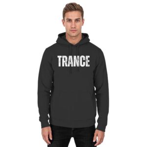 front-basic-unisex-hoodie-jet-black-484-7916-1000x.jpg Trance Distressed - Basic Unisex Hoodie
