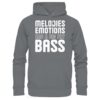 Melodies Emotions And A Big Fat Bass - Basic Unisex Hoodie