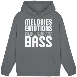 Melodies Emotions And A Big Fat Bass - Basic Unisex Hoodie