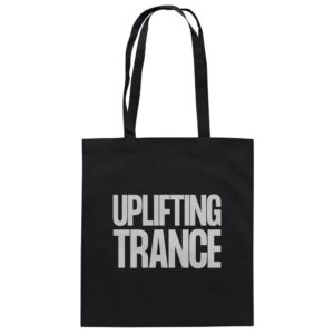 front-baumwolltasche-black-799-b7db-1000x.jpg Uplifting Trance Grey Typographic - Tote Bag