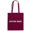 Uplifting Trance Minimalist Design - Tote Bag