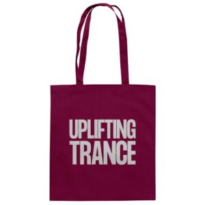 front-baumwolltasche-burgundy-799-b7db-1000x.jpg Uplifting Trance Grey Typographic - Tote Bag
