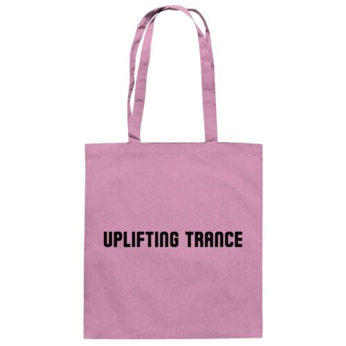 Uplifting Trance Minimalist Design Black Font - Tote Bag