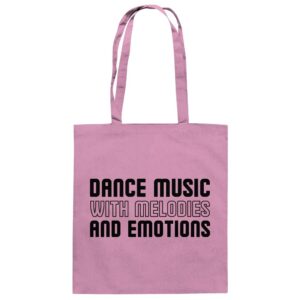 front-baumwolltasche-classic-pink-799-119f-1000x.jpg Dance Music With Melodies And Emotions Black Font - Tote Bag