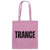 Trance Distressed Black Font - Tote Bag