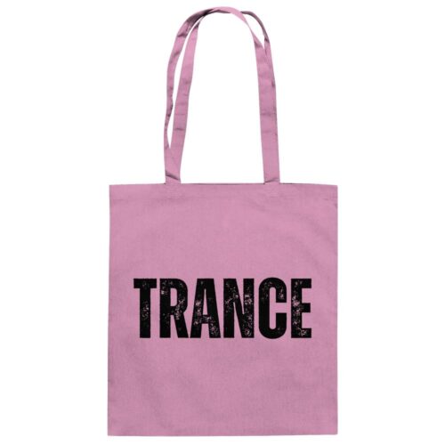 Trance Distressed Black Font - Tote Bag