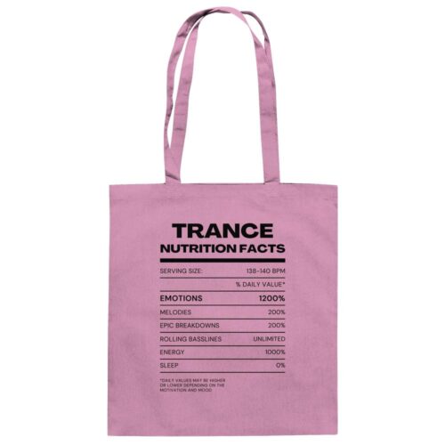 Trance Nutrition Facts - Tote Bag