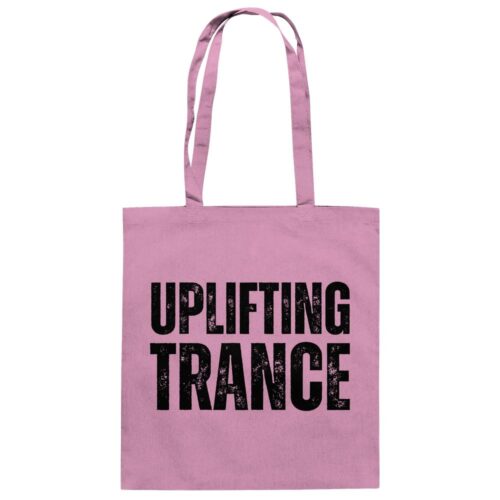 Uplifting Trance Distressed Black Font - Tote Bag