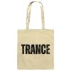 Trance Distressed Black Font - Tote Bag