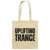 Uplifting Trance Distressed Black Font - Tote Bag