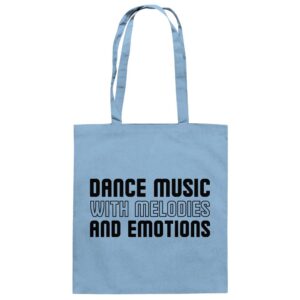 front-baumwolltasche-sky-blue-799-119f-1000x.jpg Dance Music With Melodies And Emotions Black Font - Tote Bag