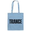 Trance Distressed Black Font - Tote Bag