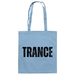 Trance Distressed Black Font - Tote Bag