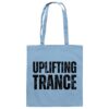 Uplifting Trance Distressed Black Font - Tote Bag