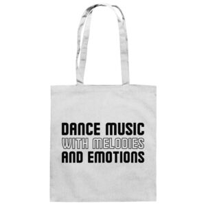 front-baumwolltasche-white-799-119f-1000x.jpg Dance Music With Melodies And Emotions Black Font - Tote Bag