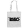 Trance Distressed Black Font - Tote Bag