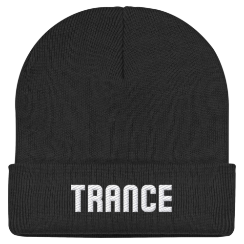 Trance White Font - Classic Beanie