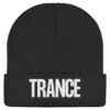front-classic-beanie-black-295-b240-1000x.jpg Trance Grey Typographic - Classic Beanie