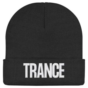 front-classic-beanie-black-295-b240-1000x.jpg Trance Grey Typographic - Classic Beanie