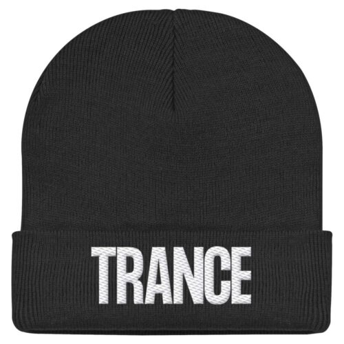 front-classic-beanie-black-295-b240-1000x.jpg Trance Grey Typographic - Classic Beanie