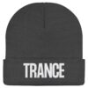 front-classic-beanie-graphite-grey-295-b240-1000x.jpg Trance Grey Typographic - Classic Beanie