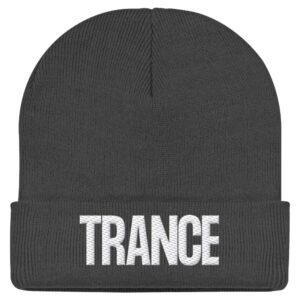 front-classic-beanie-graphite-grey-295-b240-1000x.jpg Trance Grey Typographic - Classic Beanie
