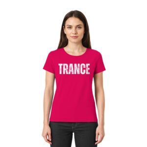Trance T-Shirt Distressed - Ladies Premium Shirt