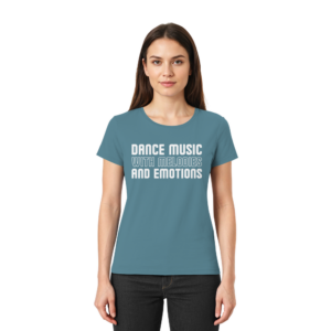 front-ladies-premium-shirt-stone-blue-647-2be8-1000x.png Dance Music With Melodies And Emotions - Ladies Premium Shirt