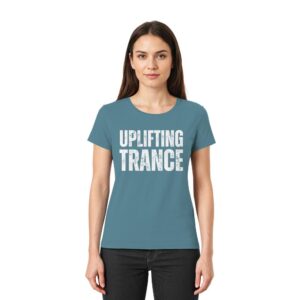 Uplifting Trance Distressed - Ladies Premium Shirt