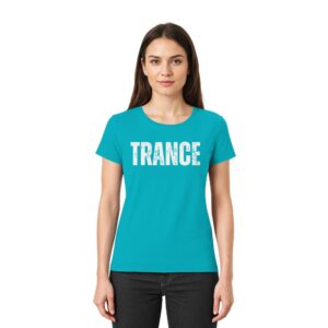 Trance T-Shirt Distressed - Ladies Premium Shirt