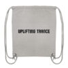 Uplifting Trance Minimalist Design Black Font - Gym-Bag