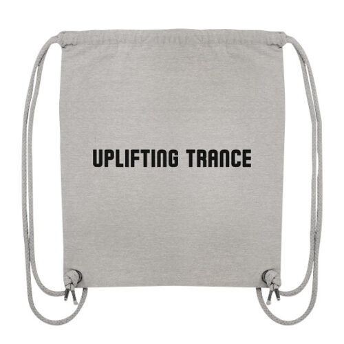 Uplifting Trance Minimalist Design Black Font - Gym-Bag