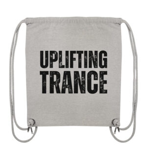 Uplifting Trance Distressed Black Font - Gym-Bag
