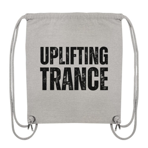 Uplifting Trance Distressed Black Font - Gym-Bag