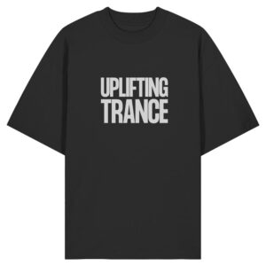 Uplifting Trance Grey Typographic - Oversize Shirt